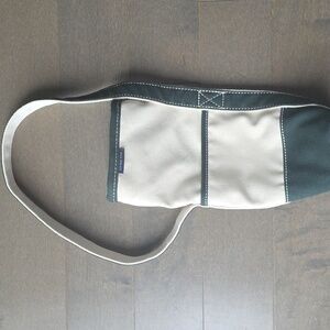 Lands End Wine Bottle Tote Caddy Canvas Insulated